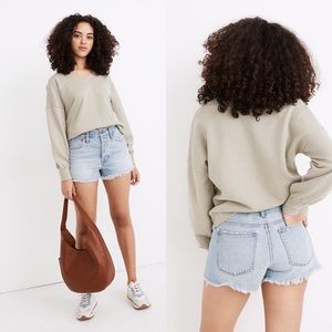 Madewell Curvy Relaxed Denim Shorts in Cedarcroft